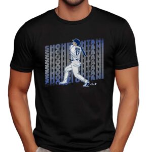Shohei Ohtani Los Angeles Dodgers Name Repeat T Shirt