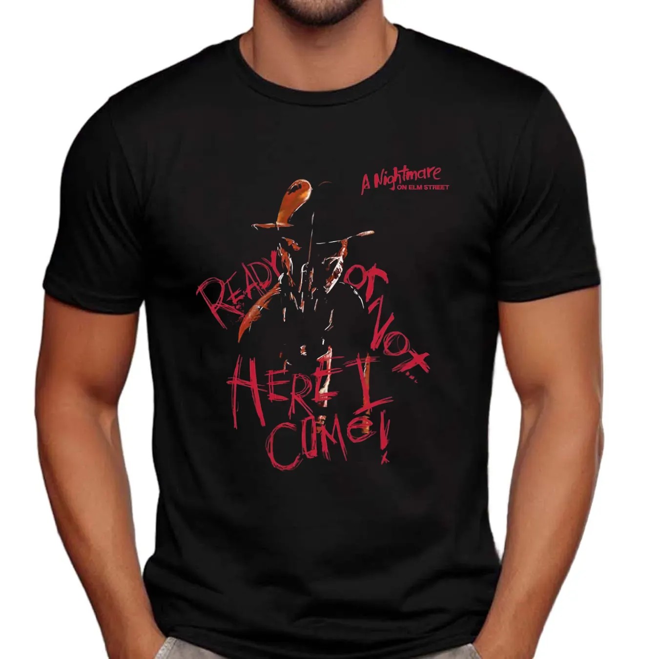 A Nightmare On Elm Street Ready Or Not Here I Come T Shirt