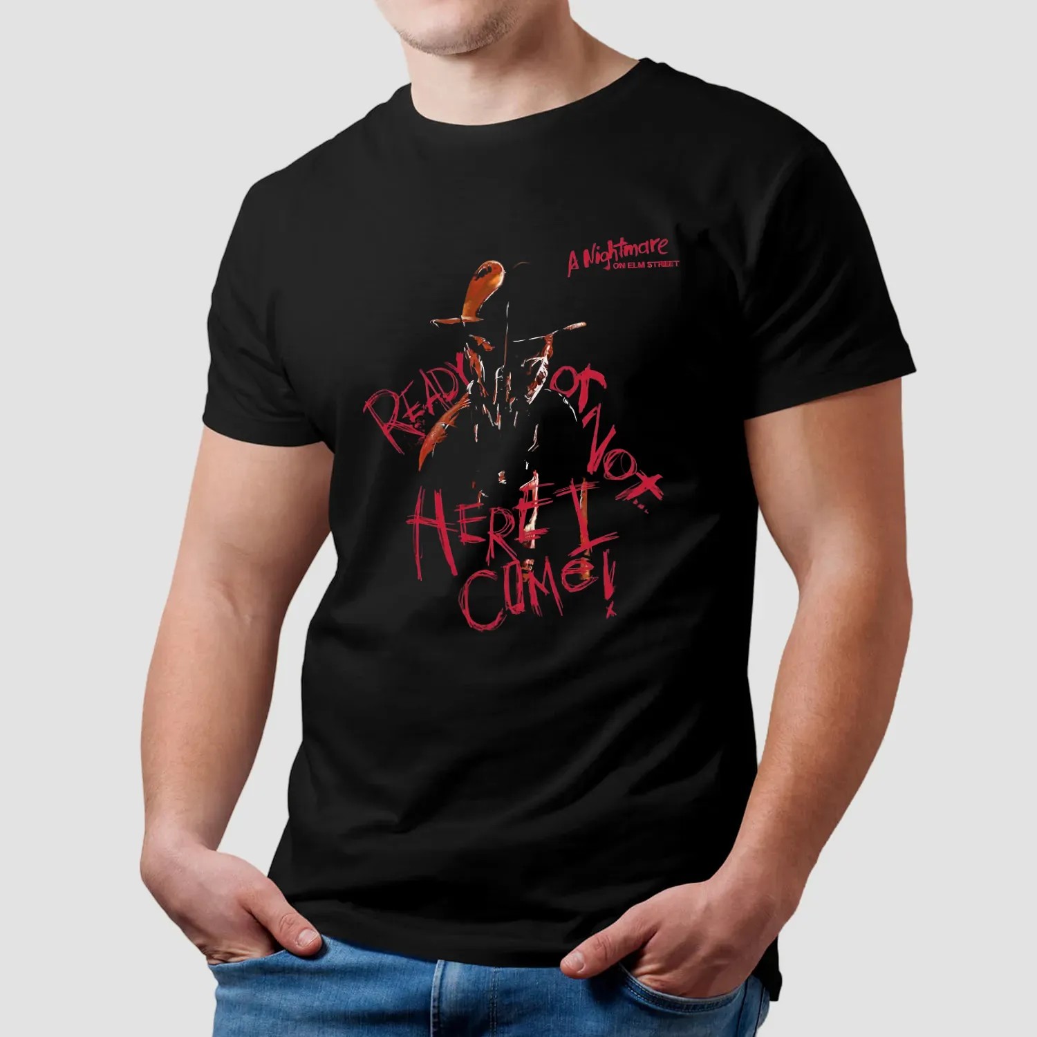 A Nightmare On Elm Street Ready Or Not Here I Come T Shirt