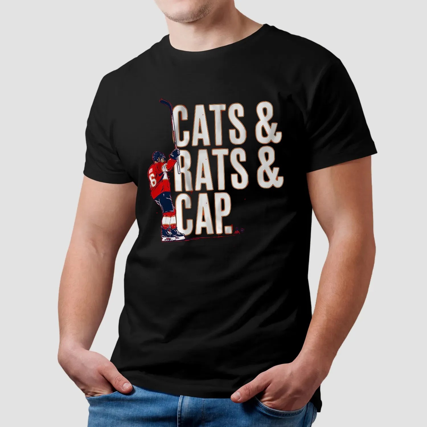 Aleksander Barkov Florida Panthers Hockey Cats Rats Cap T Shirt