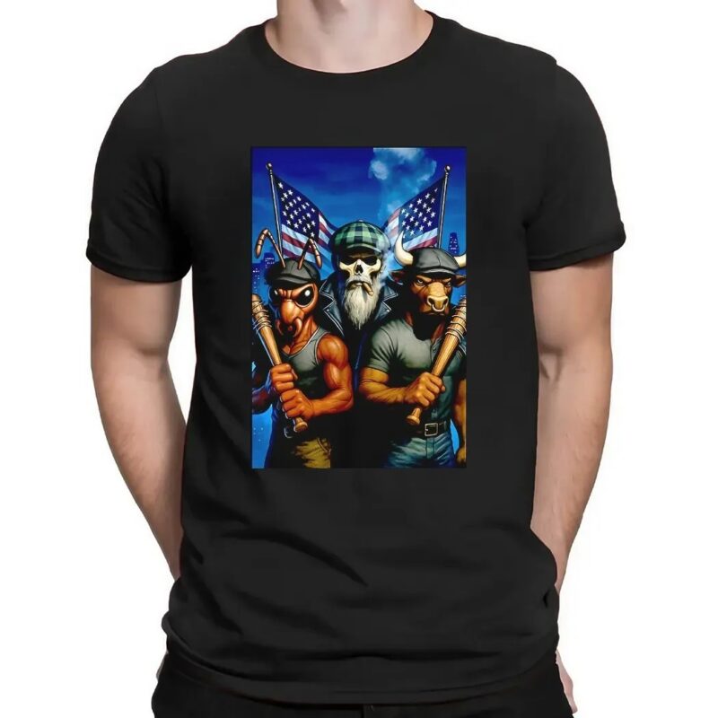 Ant Ox Unbox Skally Cap Hooligans All American Colla Graphic T Shirt