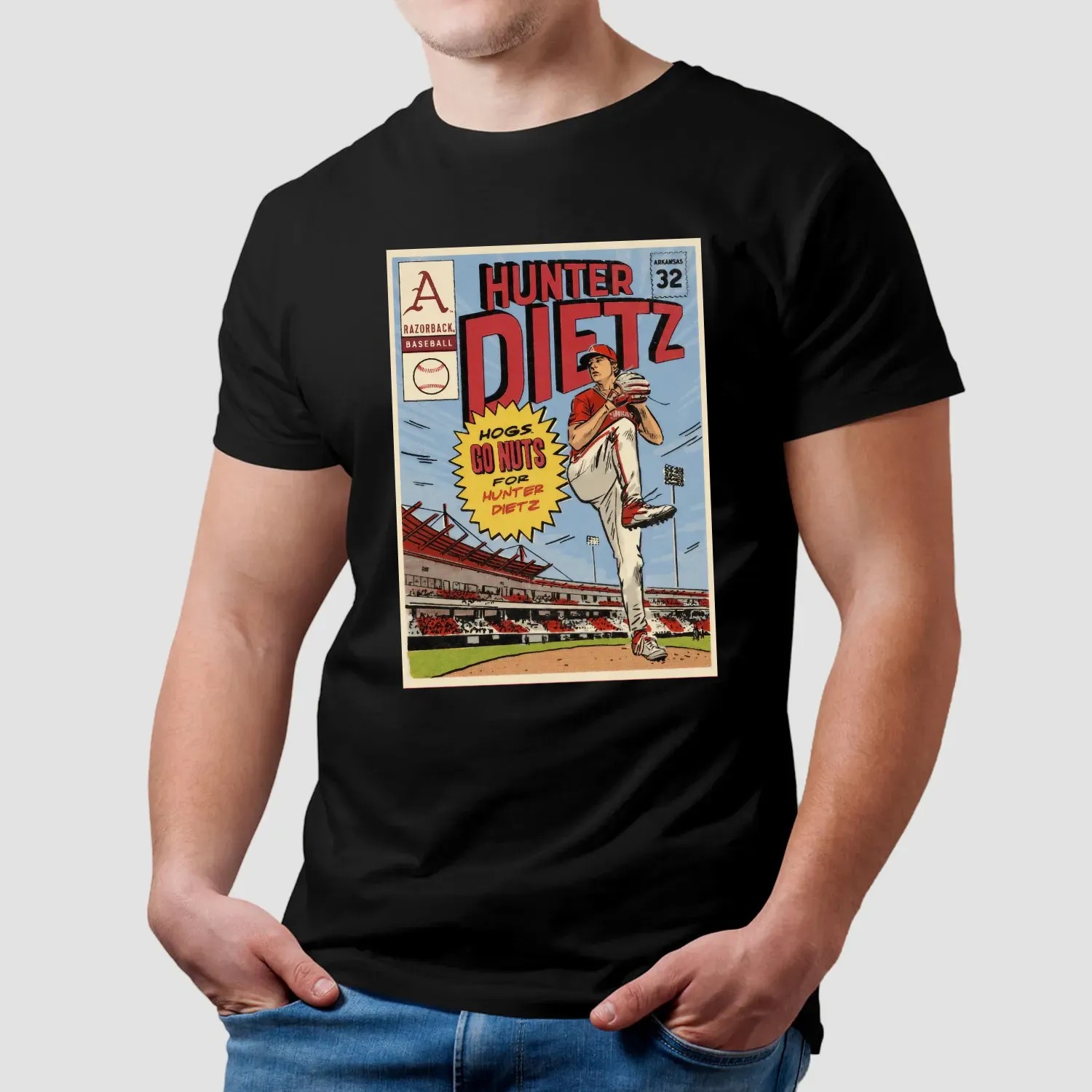 Arkansas Hunter Dietz Hogs Go Nuts For Hunter Dietz T Shirt