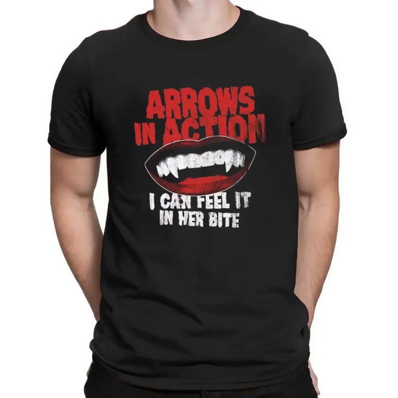 Arrows In Action Vampire Bite I Can Feel It In Her Bite T Shirt