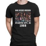 Bad News Brown Chetic Blaster Atlantic City NJ 1988 T Shirt