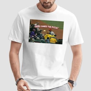 Here Comes the Pizza Viral Baseball Fan T Shirt