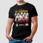 Dc Defenders Your 2025 Ufl Champions Poster T Shirt
