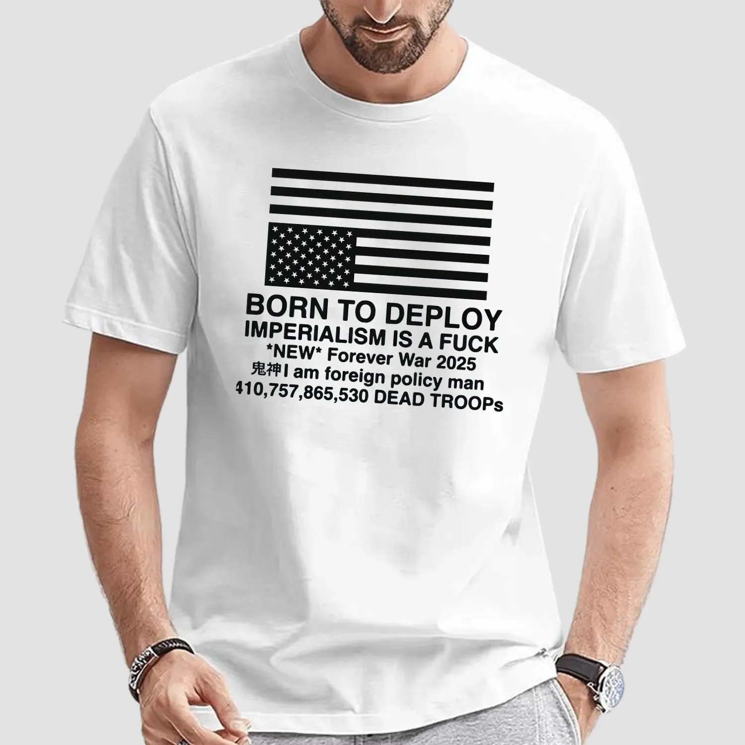 Born To Deploy Imperialism Is A Fuck New Forever War 2025 T Shirt
