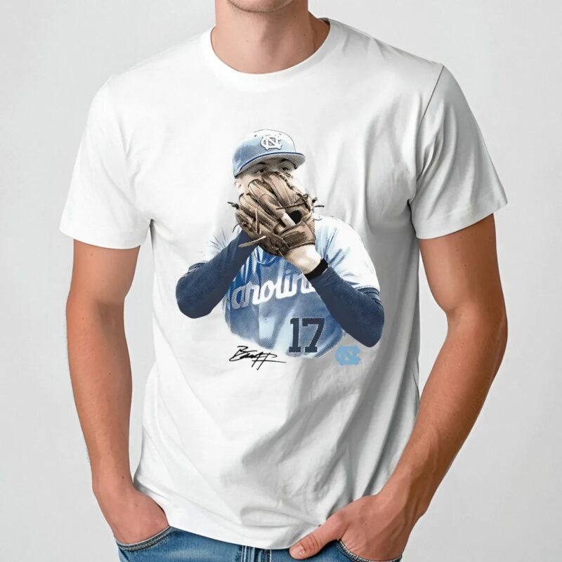 Boston Flannery On The Mound UNC Baseball Signature T Shirt