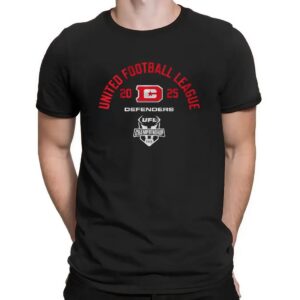DC Defenders 2025 UFL Championship Game United Football League T Shirt