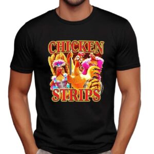 Chicken Strips Collage T Shirt