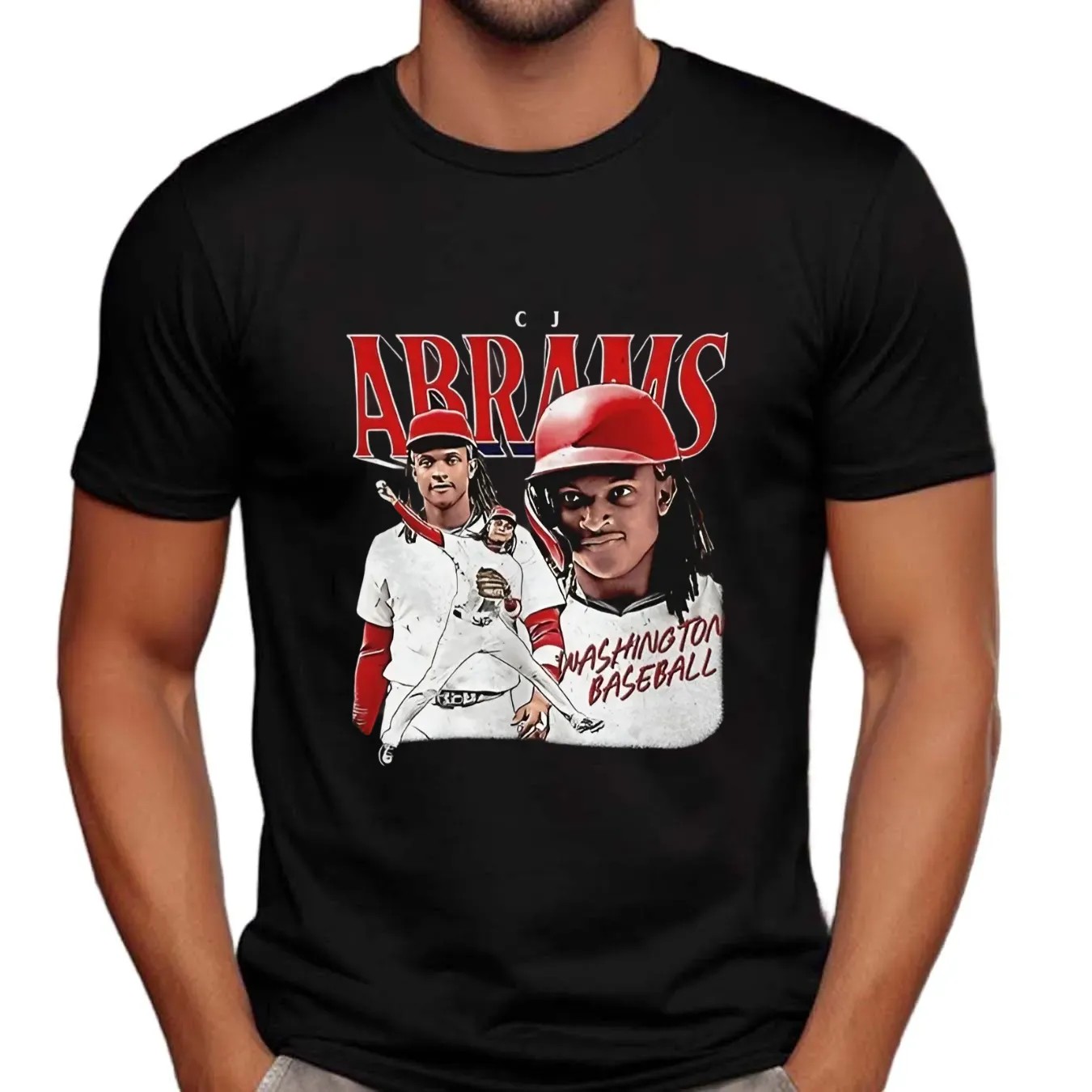 CJ Abrams Washington Nationals vintage t shirt