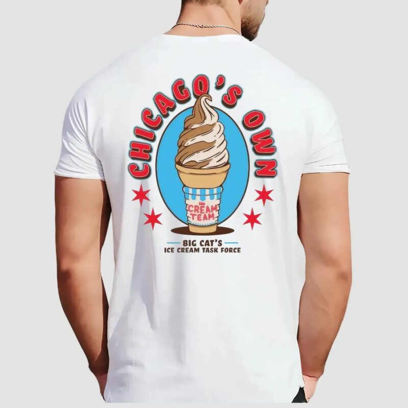 Chicago's Own The Cream Team Big Cat's Ice Cream Task Force T Shirt