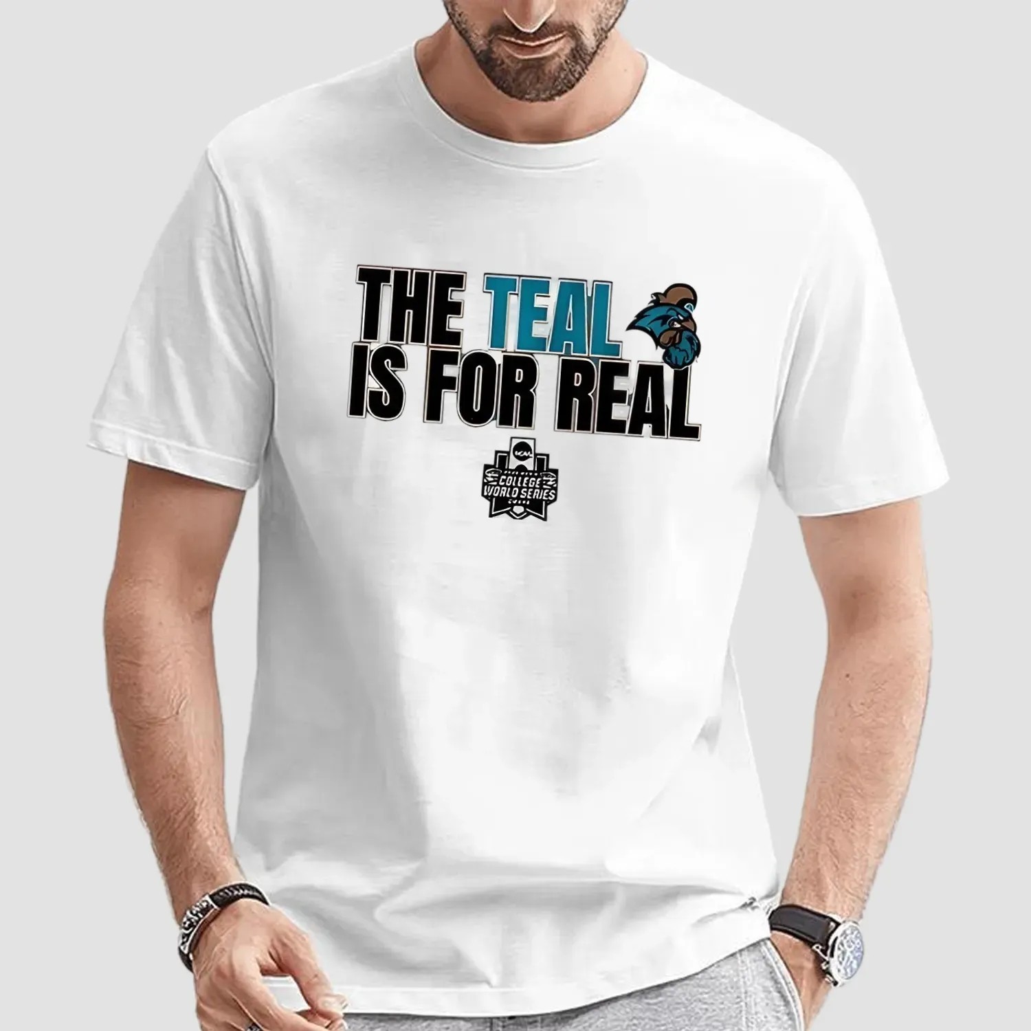 Coastal Carolina Chanticleers baseball the teal is for real t shirt