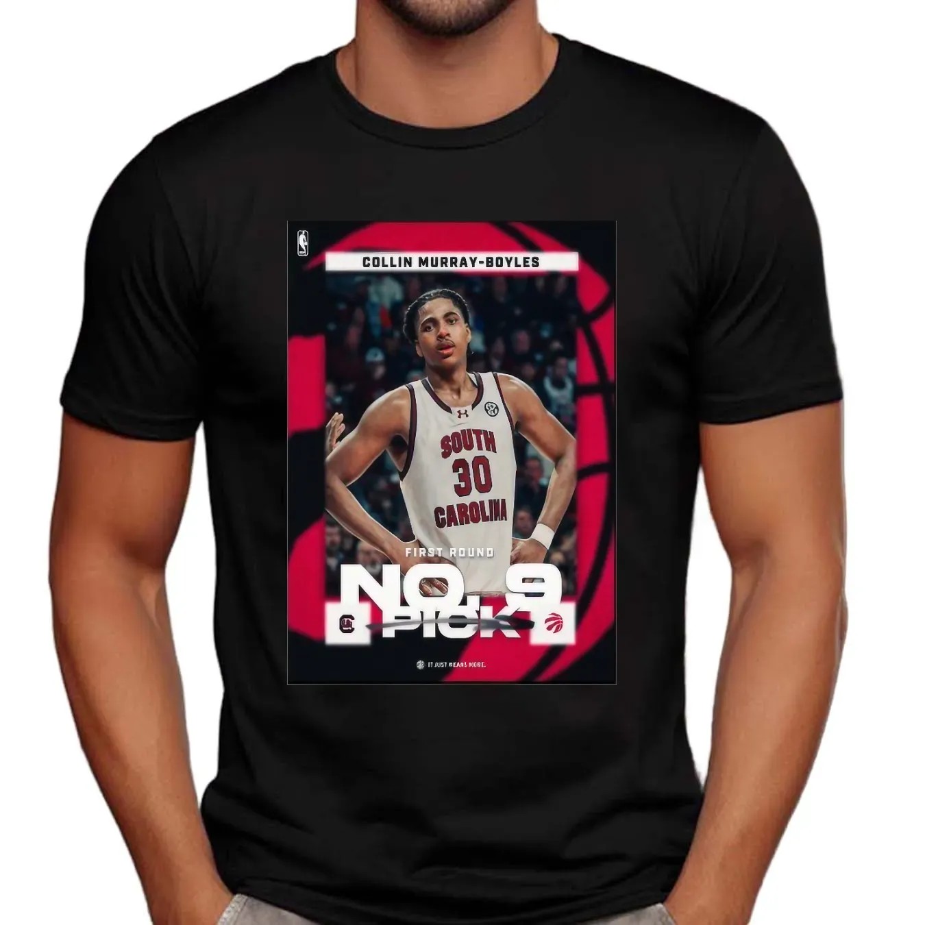 Collin Murray-Boyles Select By Toronto Raptors With The Round 1 Pick 9 In NBA Draft 2025 T Shirt
