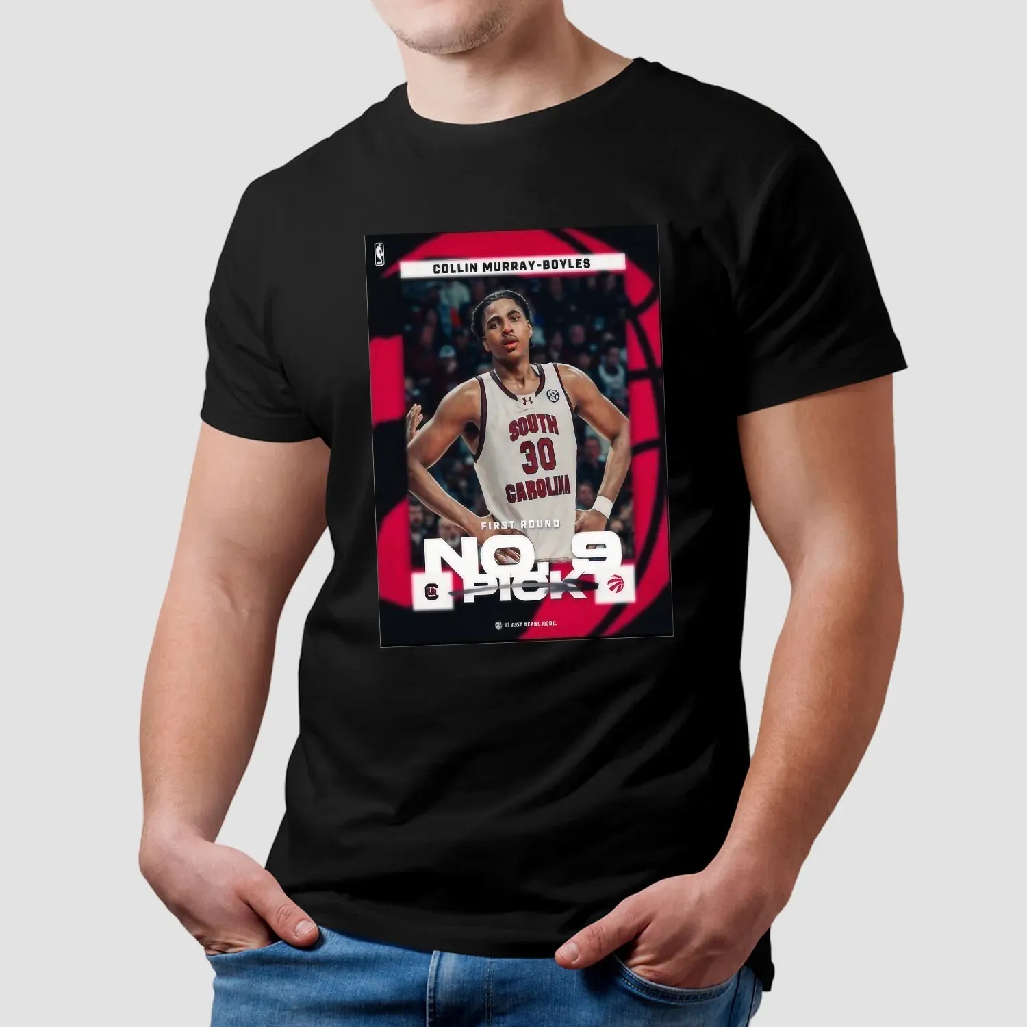 Collin Murray-Boyles Select By Toronto Raptors With The Round 1 Pick 9 In NBA Draft 2025 T Shirt