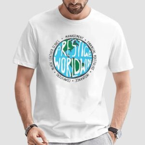 Prestige Worldwide - Weiß Essential T Shirt