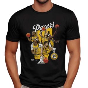 Indiana Pacers Starting 5 Player NBA Finals Game T Shirt