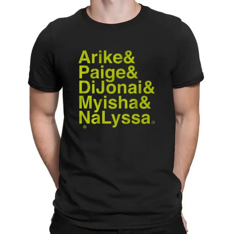Dallas Wings Ampersand Stars 2025 T Shirt