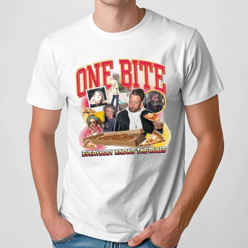 Dave Portnoy One Bite Everybody Knows The Rules Vintage Bootleg T Shirt