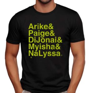 Dallas Wings Ampersand Stars 2025 T Shirt