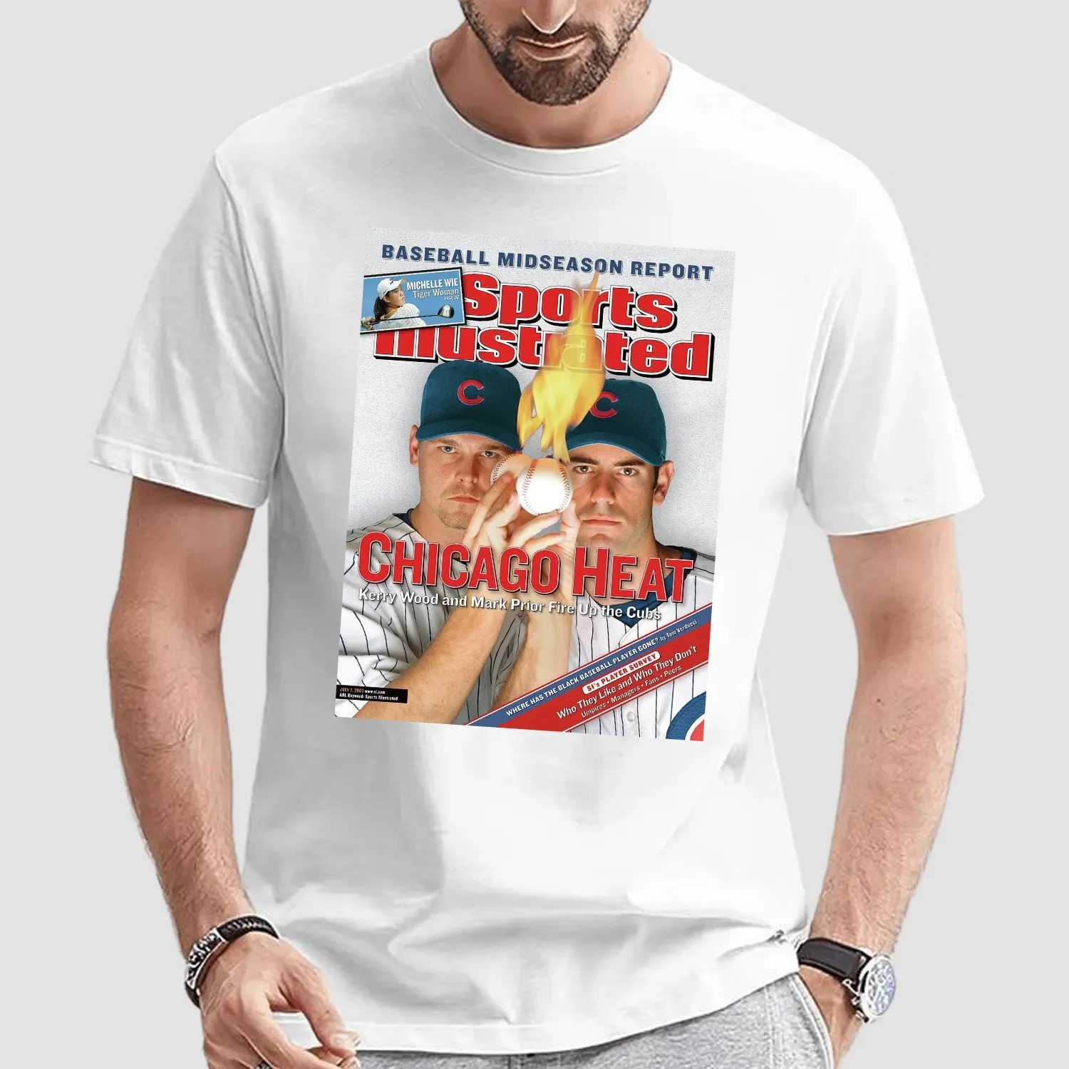 Drew Pomeranz And Chris Flexen Sports Illustrated Chicago Heart Magazine Cover T Shirt