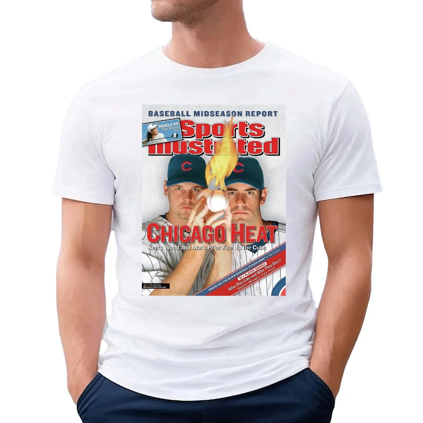 Drew Pomeranz And Chris Flexen Sports Illustrated Chicago Heart Magazine Cover T Shirt