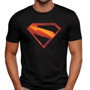 Superman 2025 Movie Stylized S-shield T Shirt