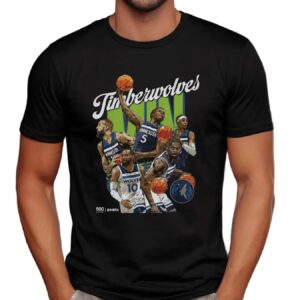 Minnesota Timberwolves Starting 5 Players T Shirt
