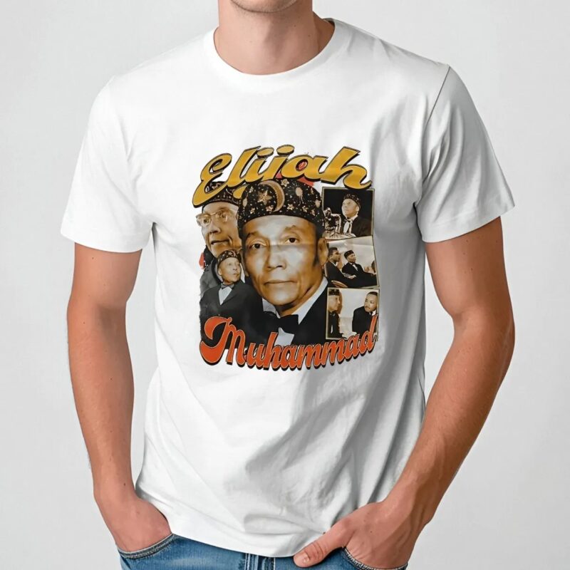 Elijah Muhammad Black History Vintage Bootleg T Shirt
