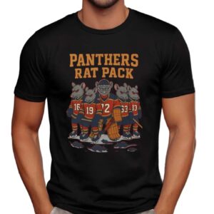 Florida Panther Rat Pack 2025 Stanley Cup Champs T Shirt