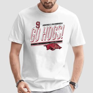 Wehiwa Aloy Arkansas Razorbacks Baseball Go Hogs T Shirt