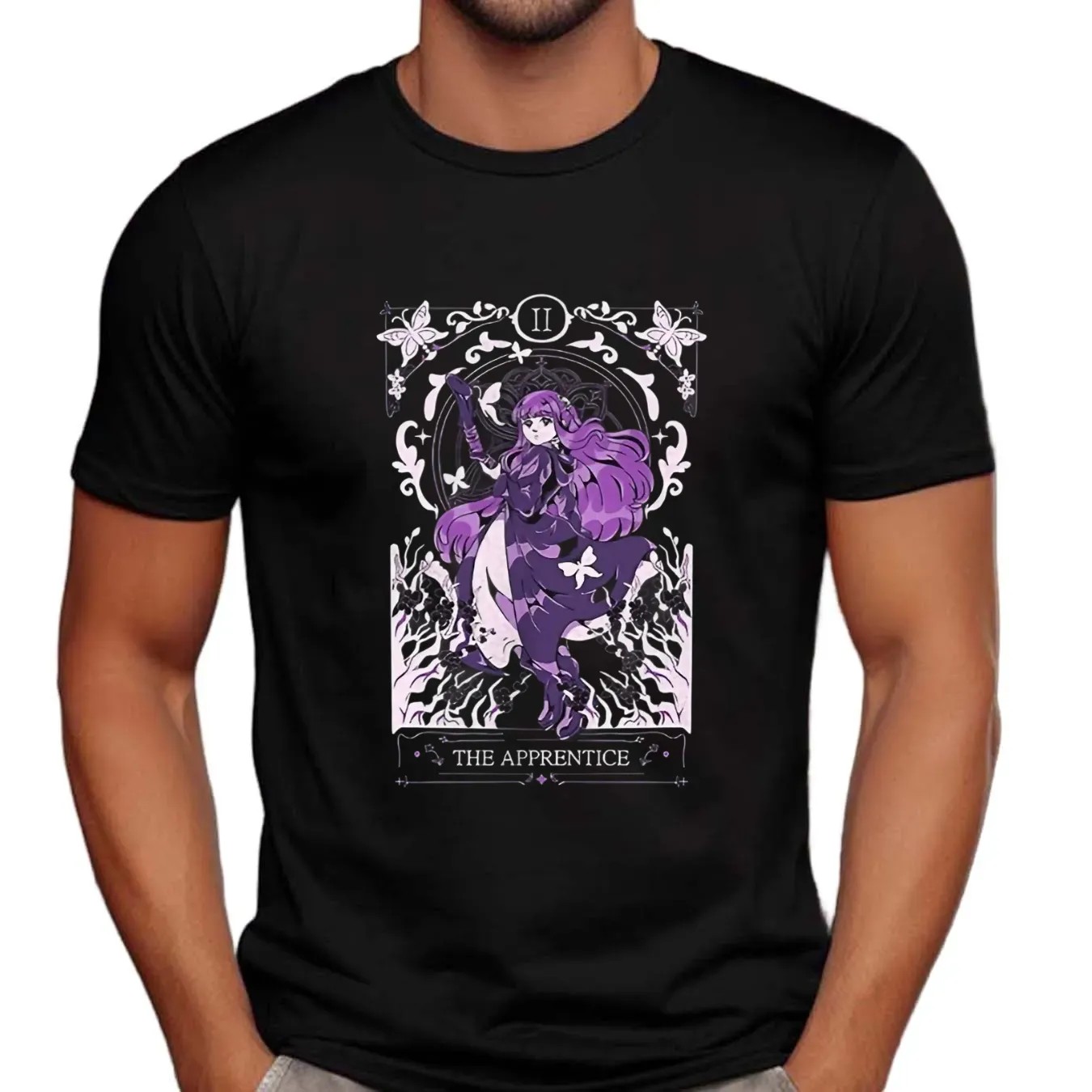 Fern Frieren Beyond Journey’s End The Apprentice Tarot card t shirt
