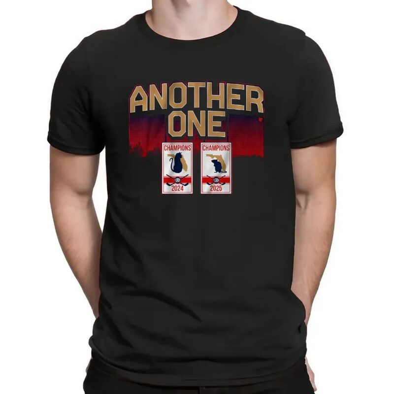 Florida Panthers Hockey Another One Stanley Cup Champions 2025 T Shirt