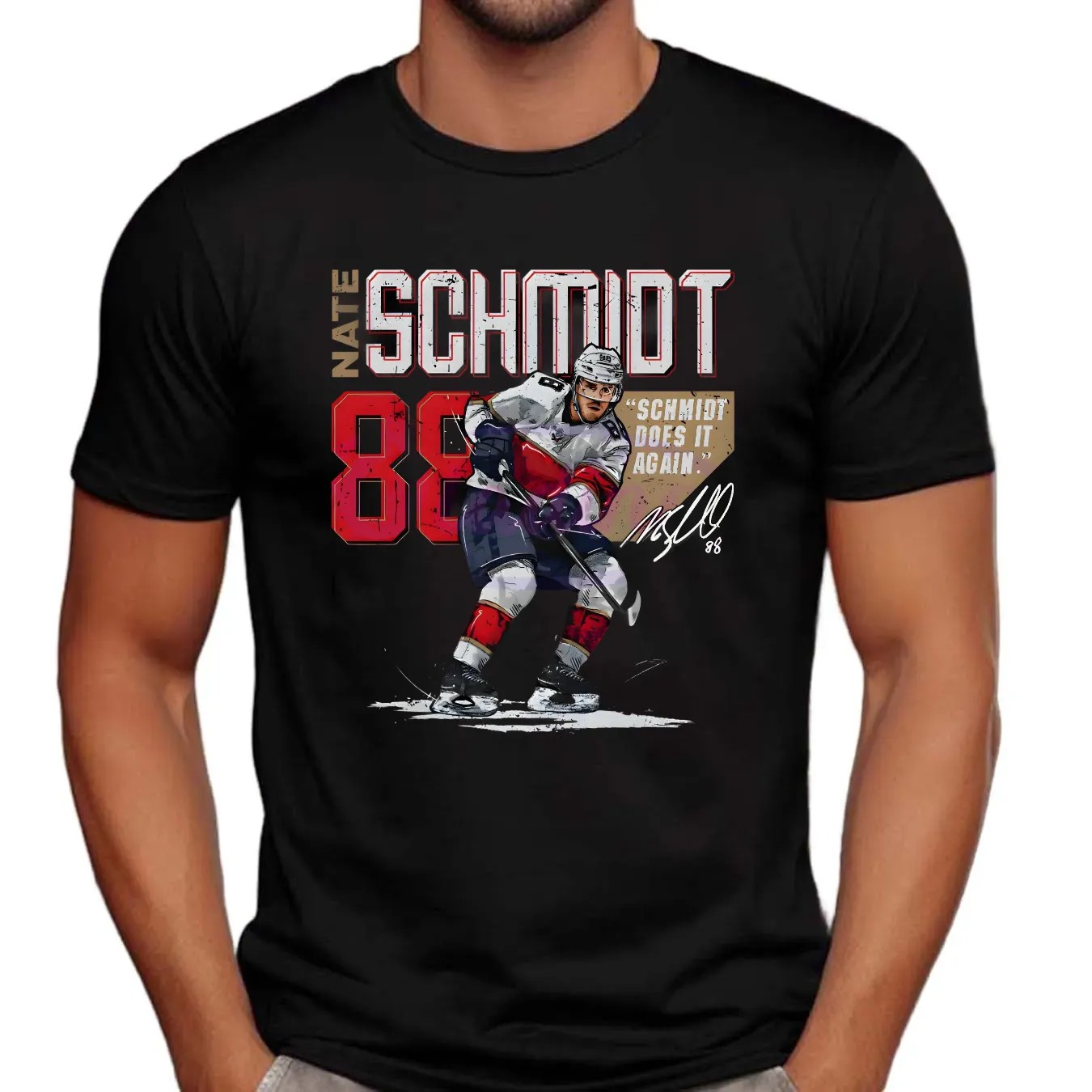 Florida Panthers Hockey Nate Schmidt Does It Again Signature T Shirt