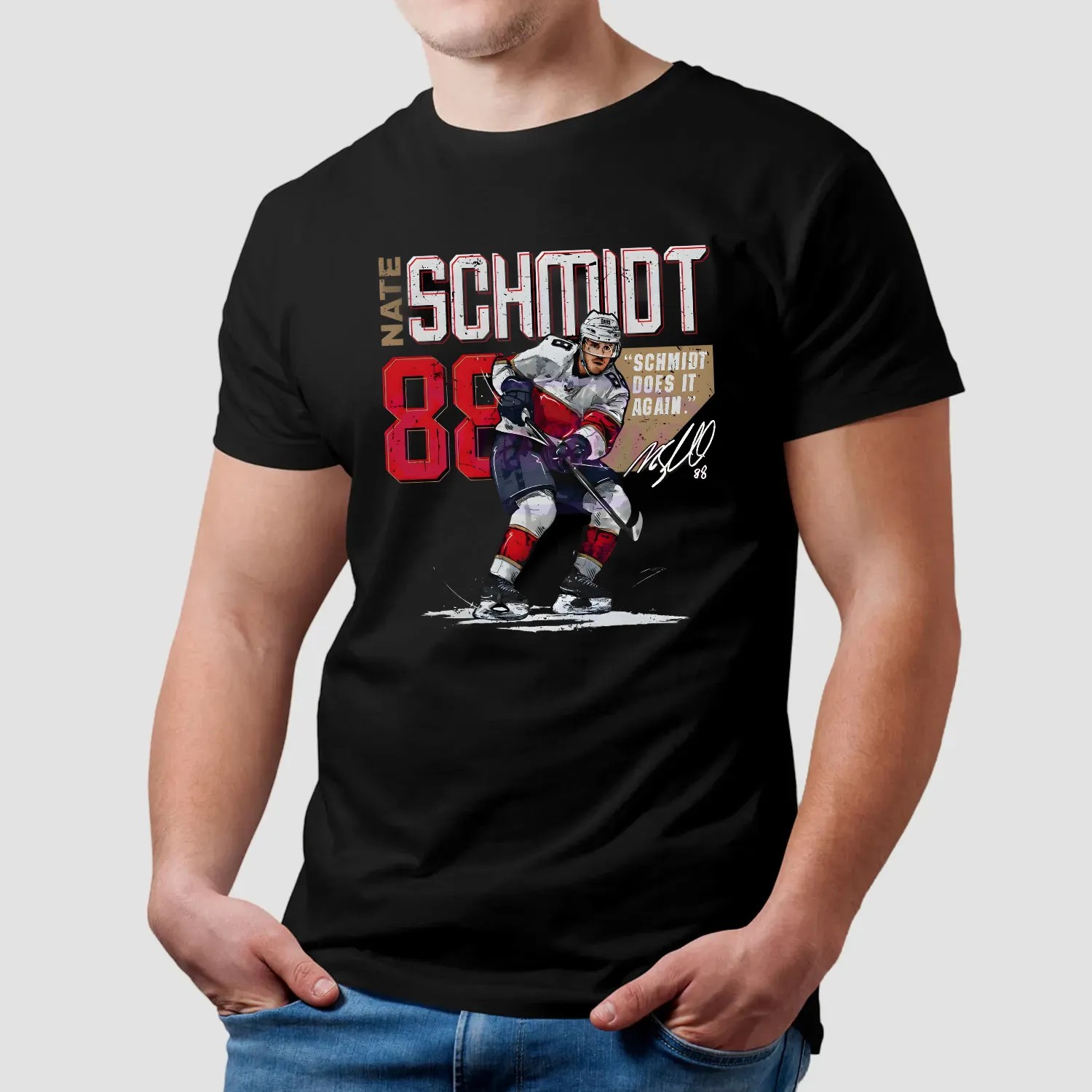 Florida Panthers Hockey Nate Schmidt Does It Again Signature T Shirt
