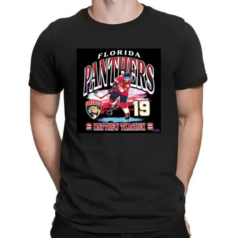 Florida Panthers Matthew Tkachuk Number 19 Hockey Player T Shirt