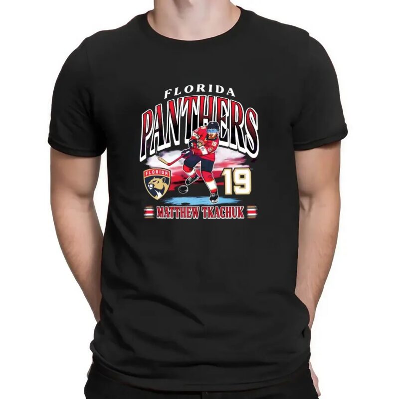 Florida Panthers Matthew Tkachuk Number 19 Hockey Player T Shirt