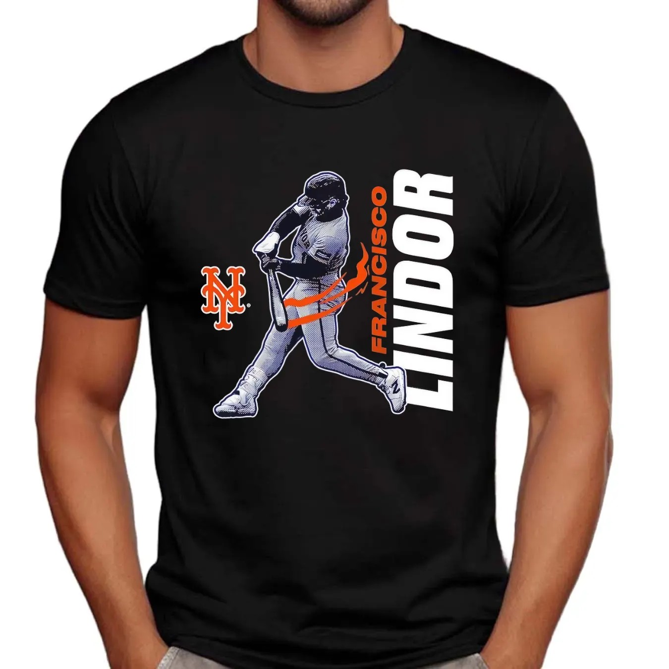 Francisco Lindor New York Mets Player Graphic T Shirt