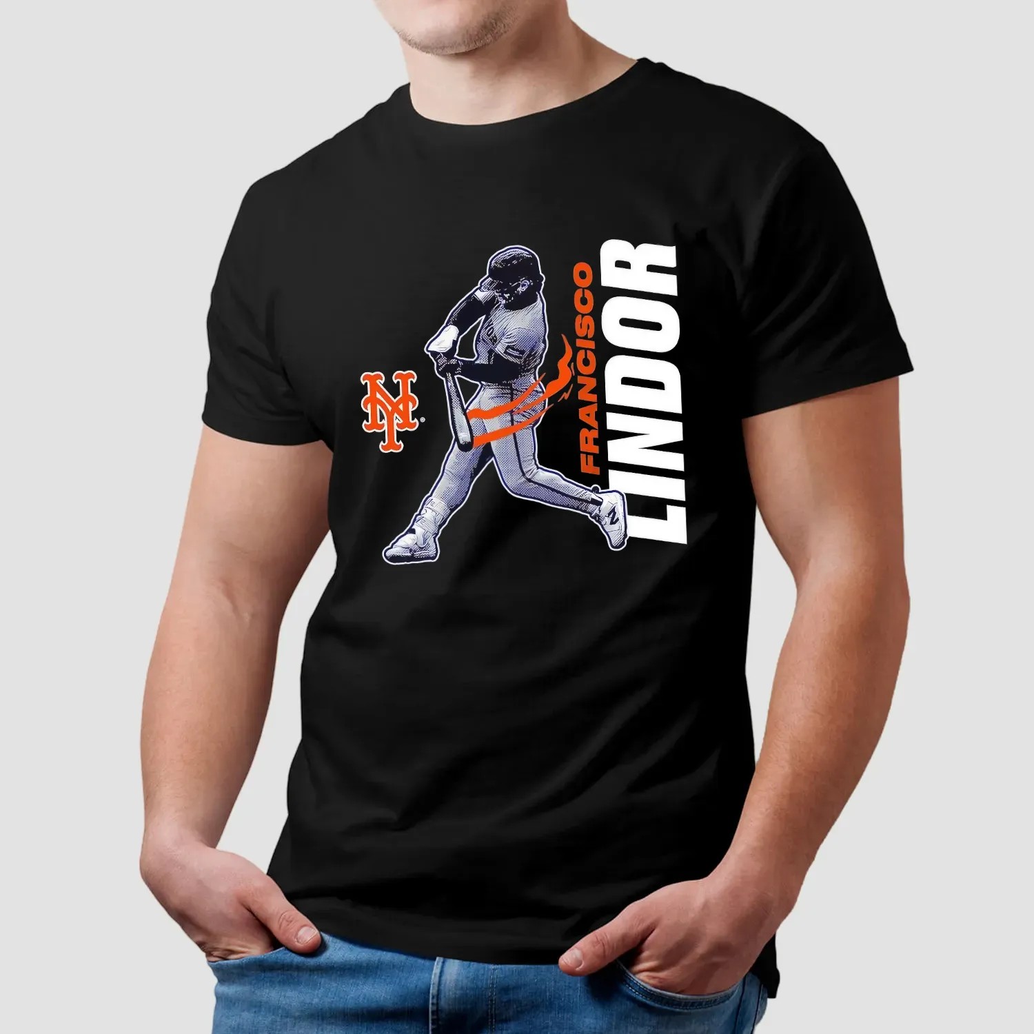 Francisco Lindor New York Mets Player Graphic T Shirt