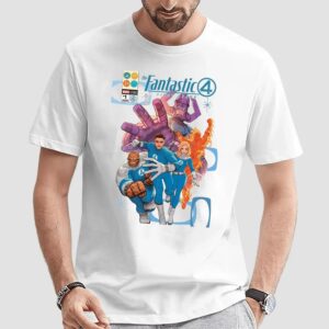 The Fantastic 4 First Steps 2025 Poster T Shirt