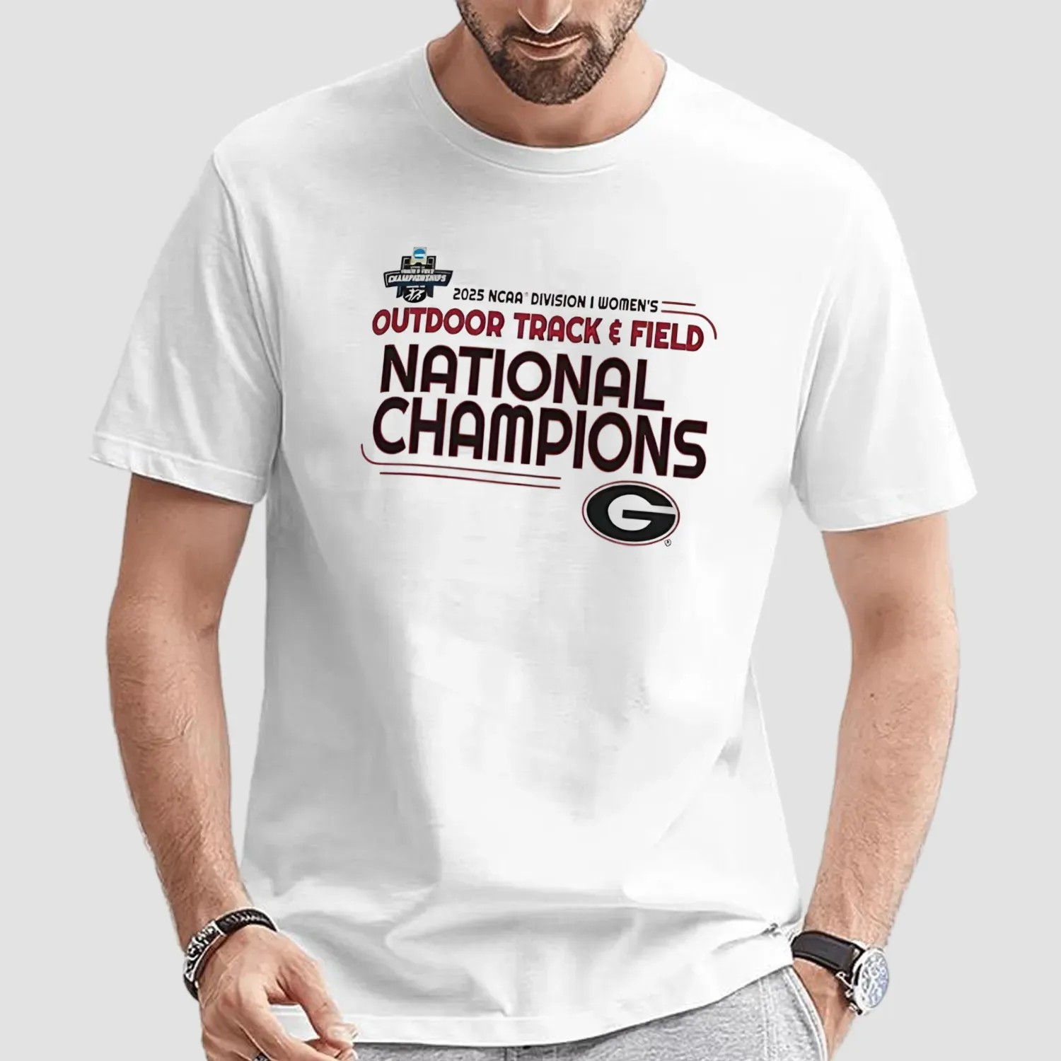 Georgia Bulldogs 2025 Ncaa Women’s Outdoor Track And Field National Champions T Shirt