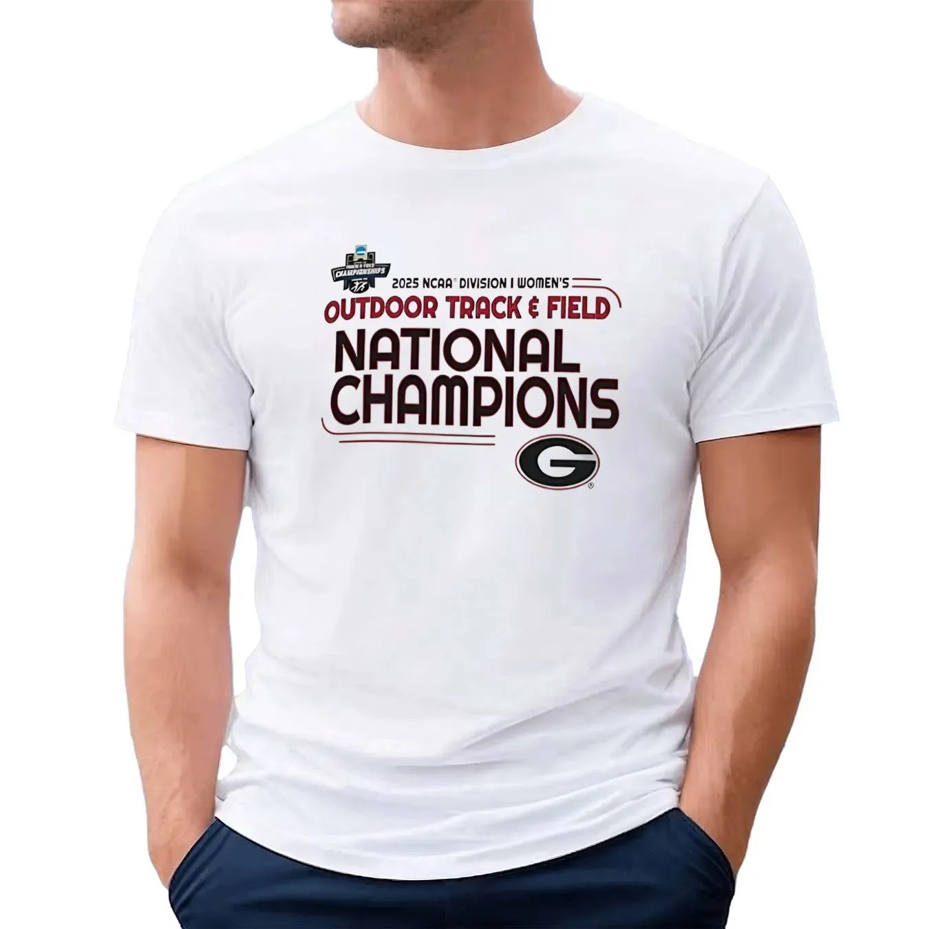 Georgia Bulldogs 2025 Ncaa Women’s Outdoor Track And Field National Champions T Shirt