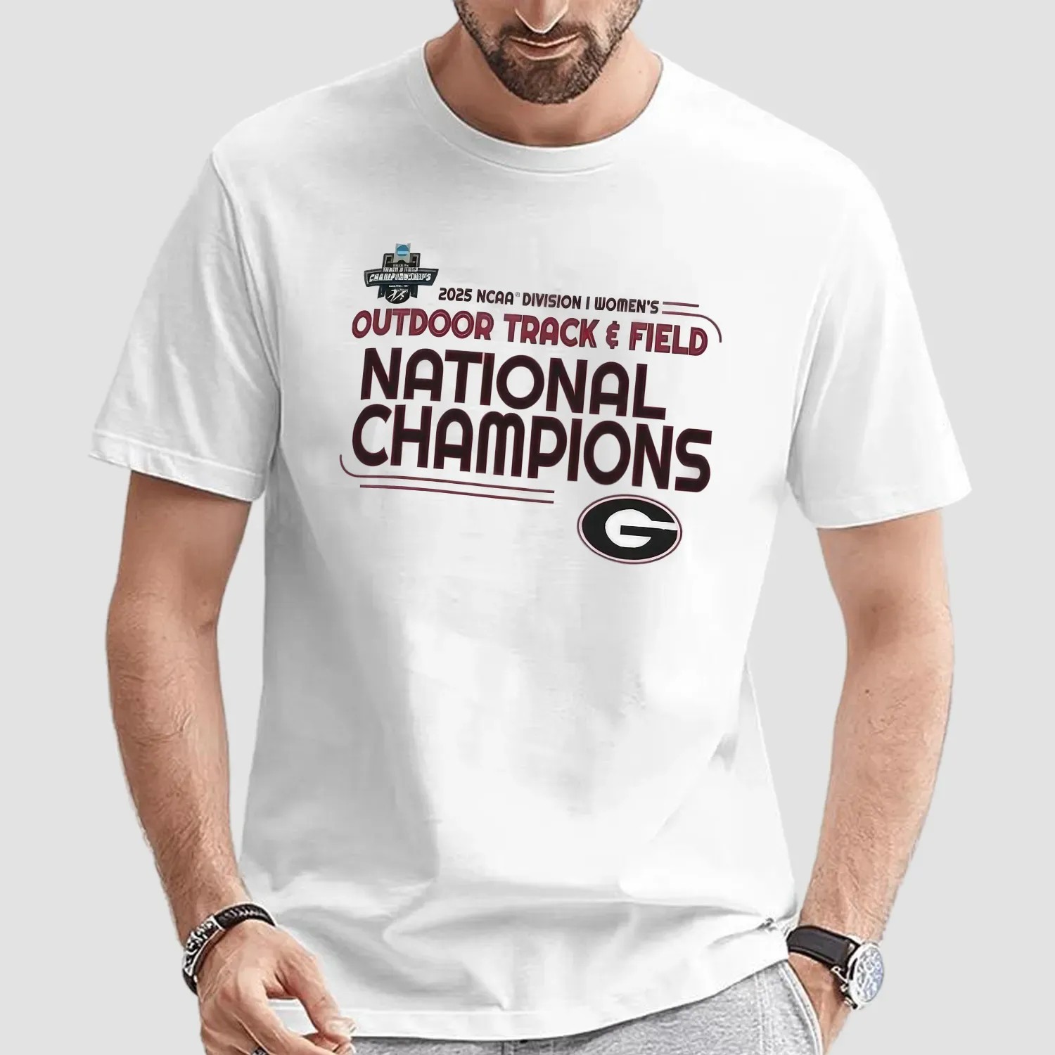 Georgia Bulldogs football 2025 NCAA Women’s Outdoor Track and Field National Champions T Shirt