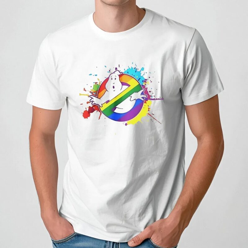 Ghostbusters colorful pride t shirt