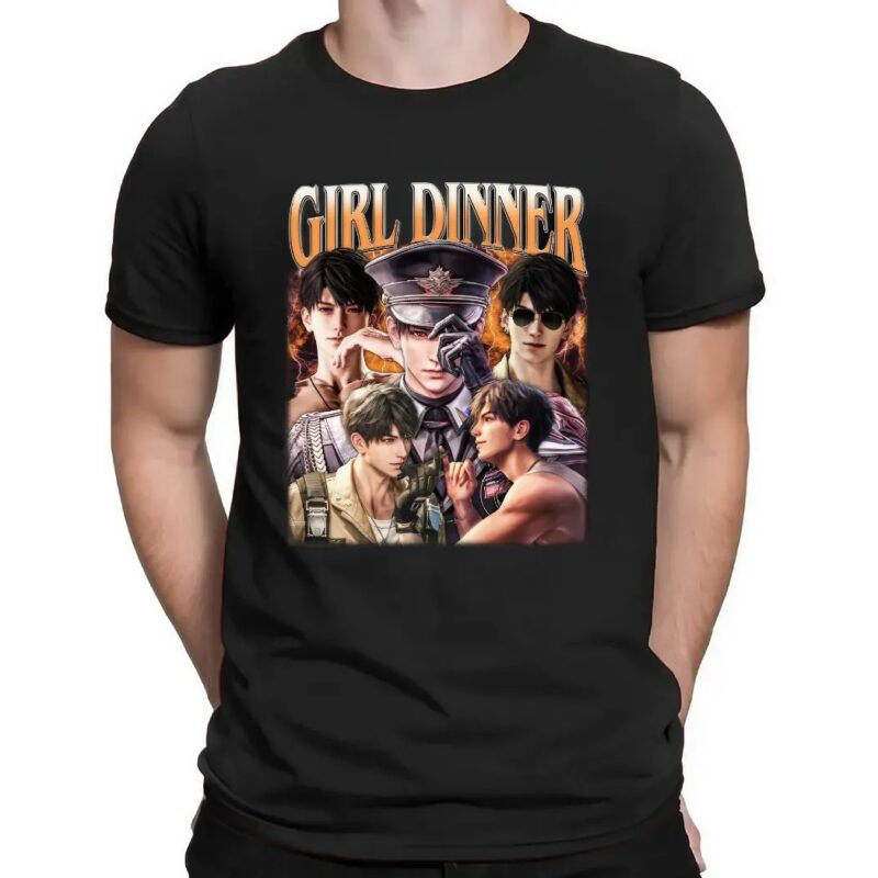 Girl Dinner Caleb Love and Deepspace Otome Game T Shirt