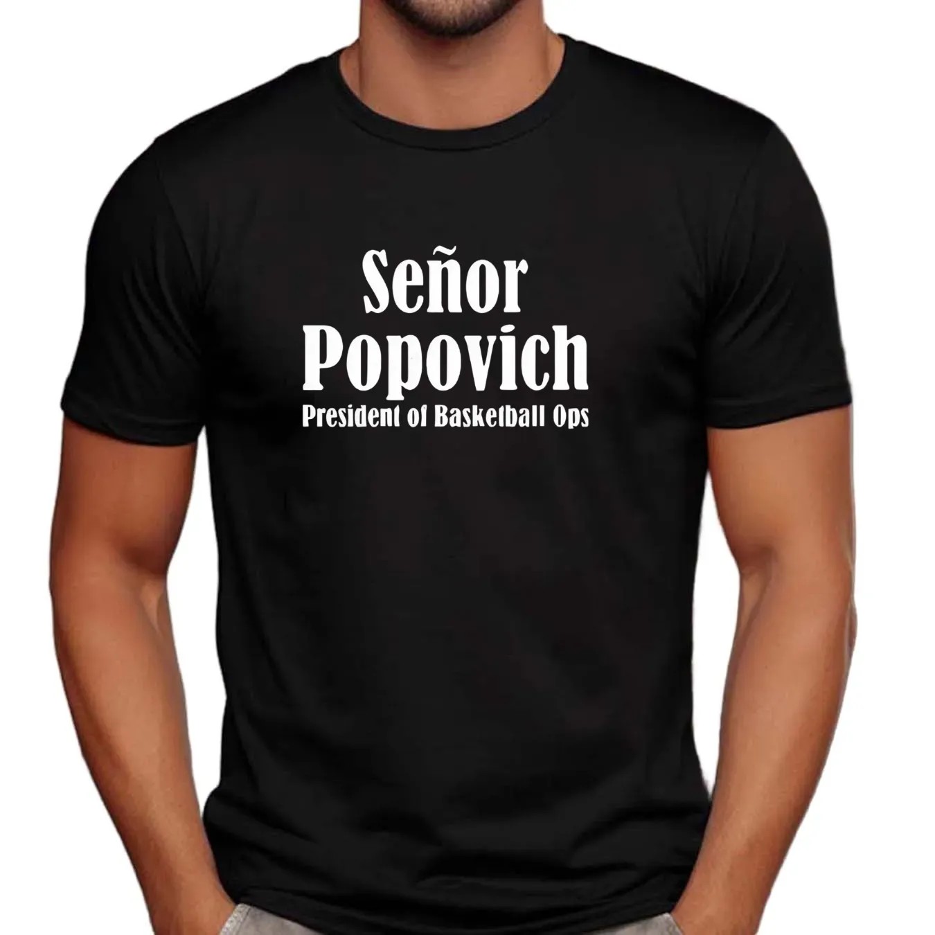 Gregg Popovich El Senor Popovich president of basketball ops t shirt