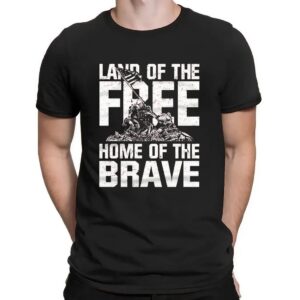 Iwo Jima Land Of The Free Home Of The Brave T Shirt