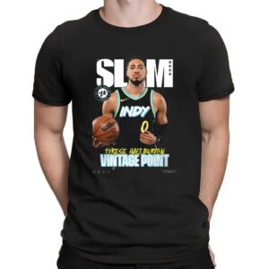 SLAM Cover Tyrese Haliburton NBA Playoff All-Star Vol 4 Vintage Point T Shirt