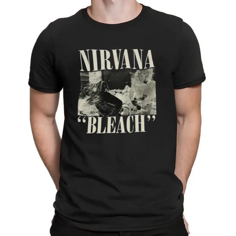 Ian Fidance Wearing Nirvana Bleach T Shirt