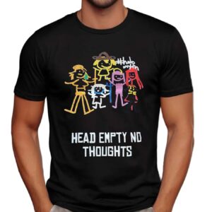 Hololive Myth Head Empty No Thoughts T Shirt